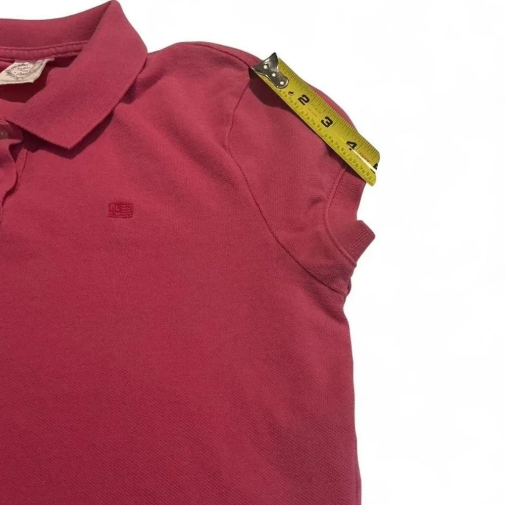 Polo Jeans Ralph Lauren Women's Pink Short Sleeve Polo Shirt Size‎ M